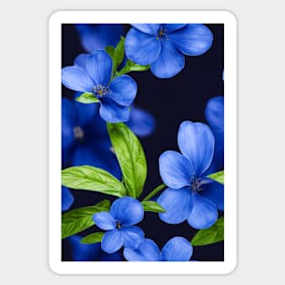 Beautiful Blue Flowers, for all those who love nature #86 Sticker